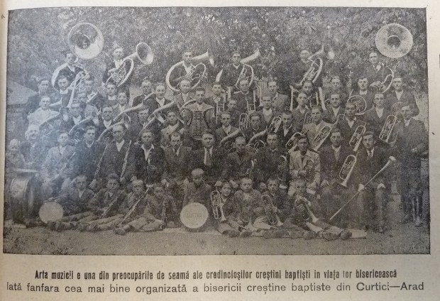 Fanfara Bisericii Creștine Baptiste Arad Curtici 1949
