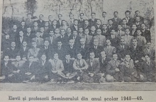 Elevii și profesorii Seminarului Teologic Baptist București în anul școlar 1948-1949