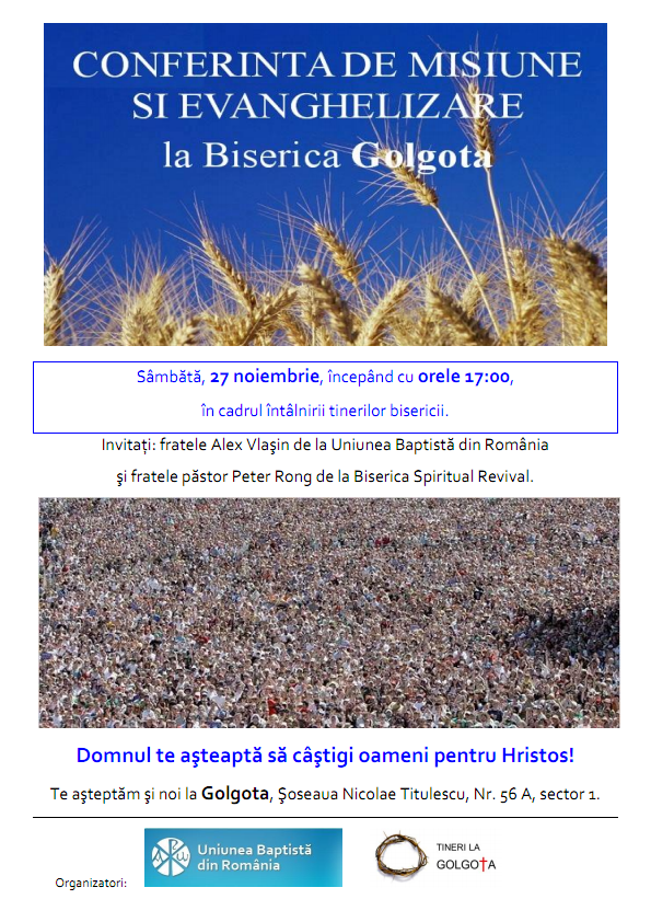 afis conferinta misiune