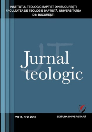 Copertă Revista Jurnal Teologic Nr. 2-2012