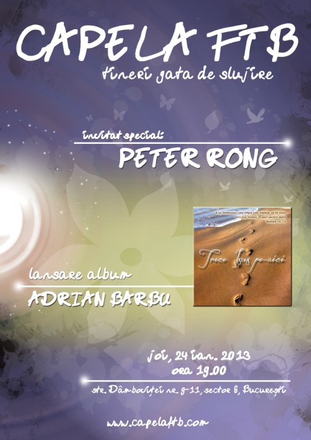 Peter Rong si Adrian Barbu la Capela FTB - 24 ianuarie 2013