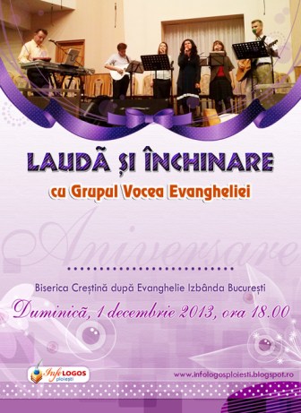 Grupul Vocea Evangheliei-Izbanda-2013