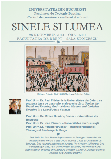 Paul-Fiddes, Sinele și lumea