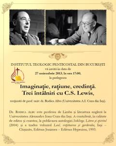 Prelegere despre C.S. Lewis la ITB București