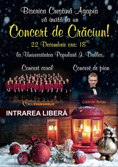Concert de Crăciun la Biserica Agapia (2013)