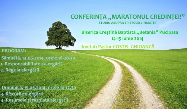 Conferința Maratonul Credintei - Pucioasa 14-15 iunie 2014