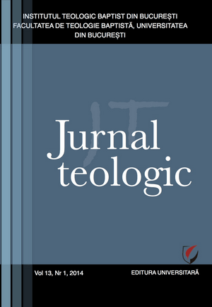 Jurnal Teologic, Nr. 1-2014
