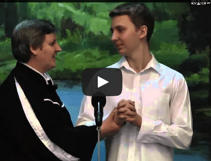 Andrei Mariș botezat de Daniel Mariș