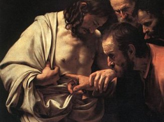 Caravaggio - La incredulidad de santo Tomás (Toma)