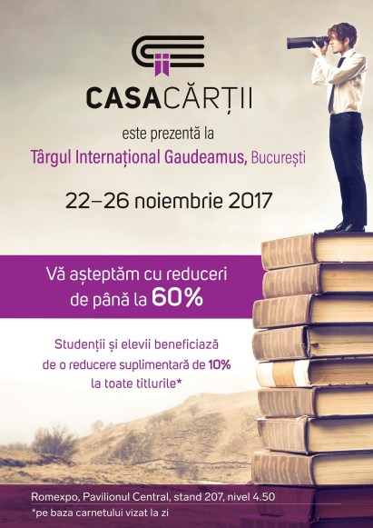 Editura Casa Cărții la Târgul de carte Gaudeamus 2017